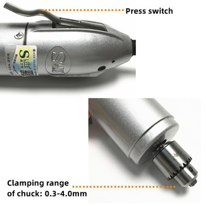 L-DW0103银100V- 240V铝合金微型电手钻可调变速电钻DIY工作