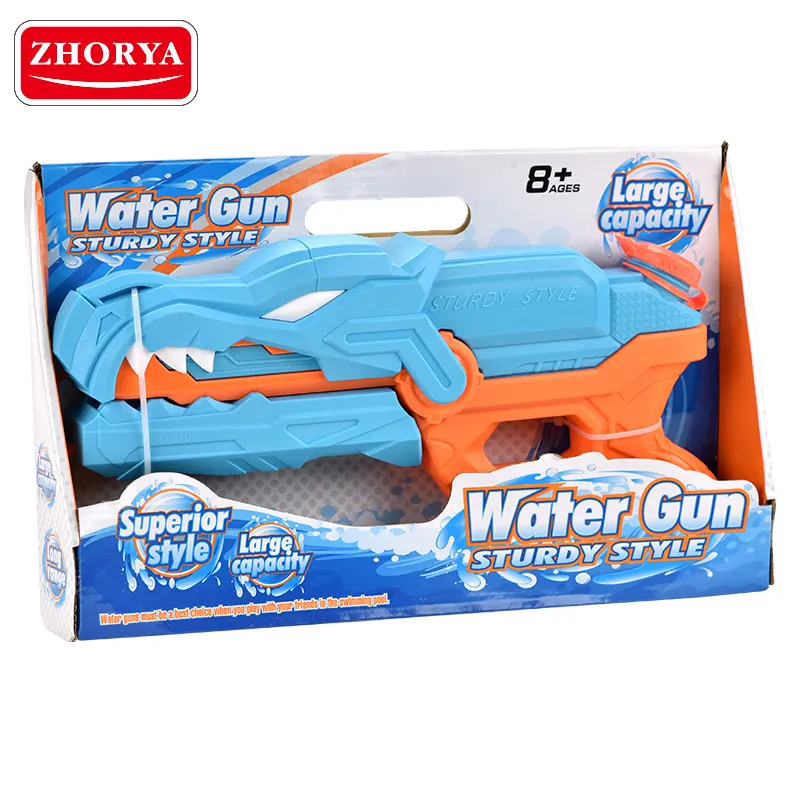 A buon mercato dinosauro tiro battaglia pistola ad acqua grande capacità per bambini gioco estivo pistola ad acqua giocattolo