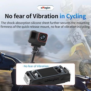 Amagisn ตัวยึดแม่เหล็กพลาสติกแบบพกพาสำหรับ Insta360 acepro/ace อุปกรณ์เสริมแผ่นยึดแบบเร็ว - Product Image 5