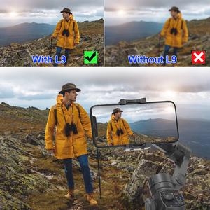 Nhà Máy Giá cầm tay Selfie Stick L9 3 Trục Gimbal ổn định với tuổi thọ dài ai Tracker mặt chức năng theo dõi cho điện thoại di động - Product Image 4