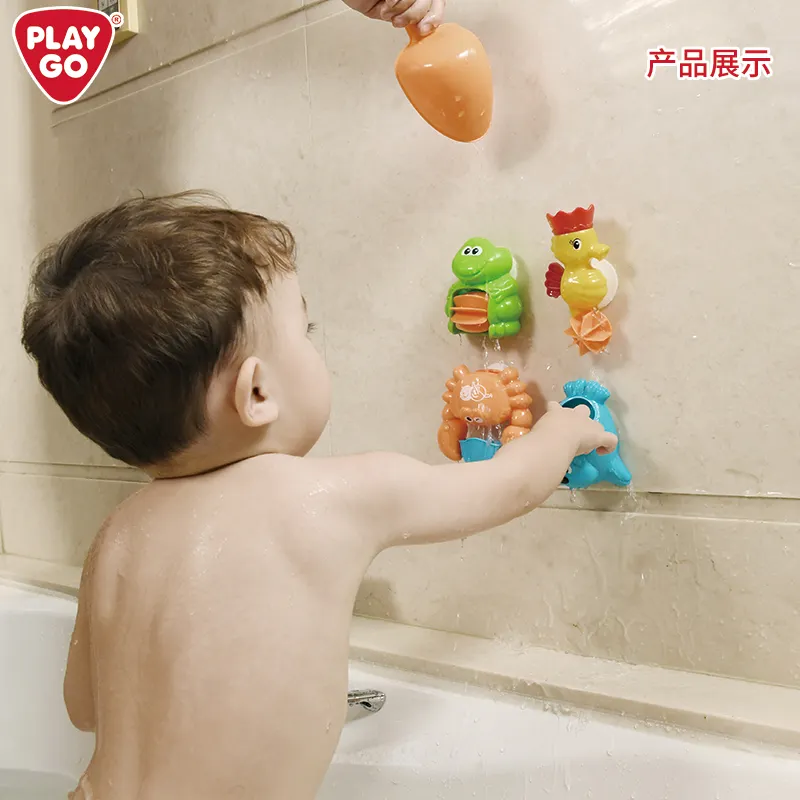 Playgo BATH BUDDIES Juguetes de baño para niños juegan con animales acuáticos