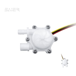 ホールフローセンサーパルス信号出力水流センサーウォーターディスペンサー用水タービン流量計 - Product Image 2