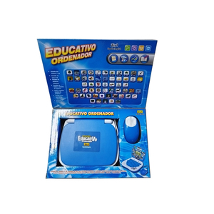 Spanisch Englisch Multifunktion spunkt Lesen Lernmaschine LED-Bildschirm Laptop Lernmaschine für Kinder