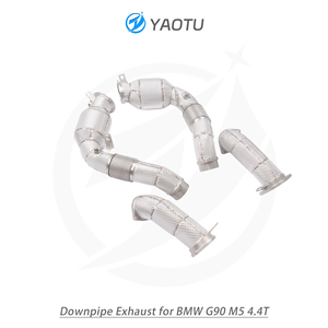 YT ท่อไอเสีย downpipe สำหรับ BMW M5/G90 4.4T สแตนเลสป้องกันความร้อนระบบท่อไอเสีย - Product Image 5