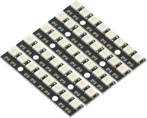 WS2812B LED-Modul RGB-LED-Streifen modul Programmier bares Vollfarb-LED-Array 1x8 Adressierbares Modul - Product Image 1
