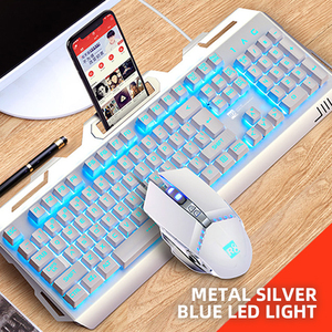 Juego de auriculares para Gamer con cable para ordenador teclado y ratón RGB, Combo LED,3 en 1, para juegos de ordenador - Product Image 5