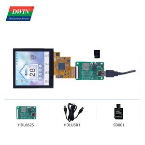 Lcd Ultra sottile 4 "480*480 quadrato TFT Display LCD Touch Screen 50 pin interfaccia utente che funziona con STM32/ESP32 - Product Image 5