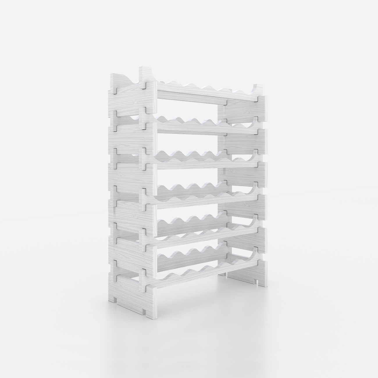 Madera blanca regular o personalizada