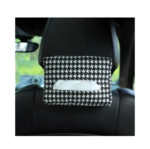 Organisateur multifonction de rangement de serviettes, porte-serviettes suspendu au pare-soleil/siège arrière/accoudoir, boîtes à mouchoirs de voiture, nouveau