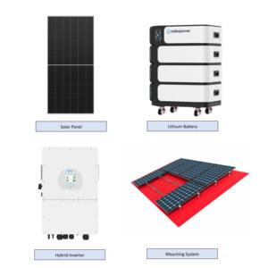Sistema completo de energía solar para el hogar de 15 kW, panel solar de silicio monocristalino, controlador MPPT PWM, iones de litio, plomo y ácido, fuera de la red - Product Image 2