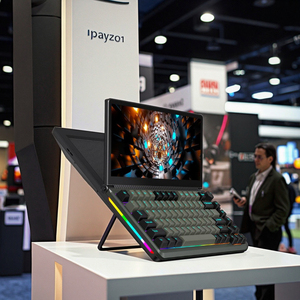 13&quot; Portable Monitor with 82-Keys RGB <strong>Mechanical</strong> <strong>Keyboard</strong> Detachable Stand Plug &amp; Play for <strong>Programmers</strong> Gaming &amp; Office - Product Image 1
