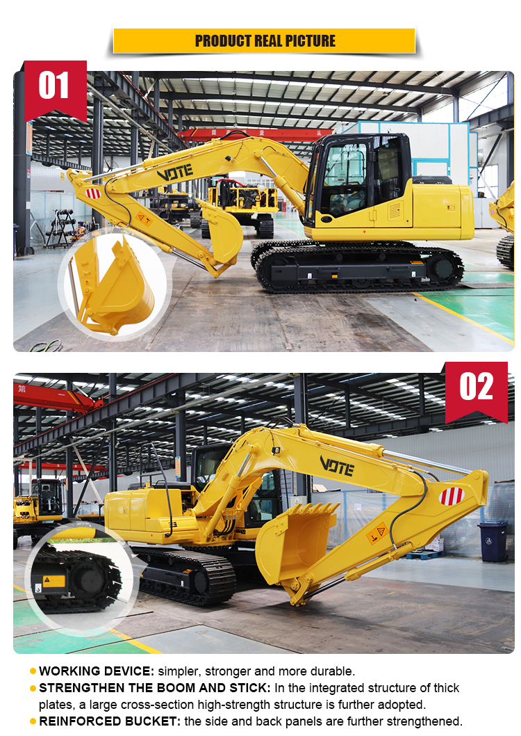 CE/ISO 20.5 ton large excavator digger for sale China machinery long crawler excavators prices Africa
