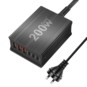 Hyto OEM 200W GAN 3 USB Type C A ชาร์จโทรศัพท์ตั้งโต๊ะได้อย่างรวดเร็วสำหรับ iPhone Apple Samsung caradores Para celular - Product Image 5