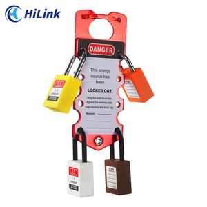 Toptan güvenlik çok renkli etiketli alüminyum karmaşık kilitleme etiketleme 8 kilitler için ana çile kilitleme - Product Image 6