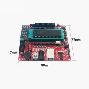 8051 geliştirme kurulu STC89C52 endüstriyel sınıf mikrodenetleyici C51 USB programlanabilir MCU denetleyici sistem kartı LED kayan