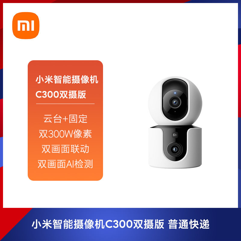 Double caméra C300, configuration officielle, pas de carte mémoire