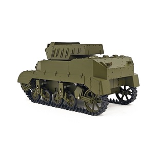 1/16 ölçekli RC tankı abd Stuart M8 tankı işık tankı modeli radyo kontrol Panzer araç hediyeler ses işık ile Boys ToysTank modeli - Product Image 5