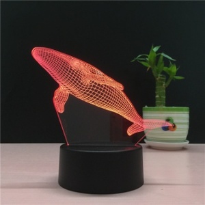 חם עסקאות hasable 3d אשליה אקרילית אור לילה קריאייטיב 2025 יצירתי diy rgb lightlight