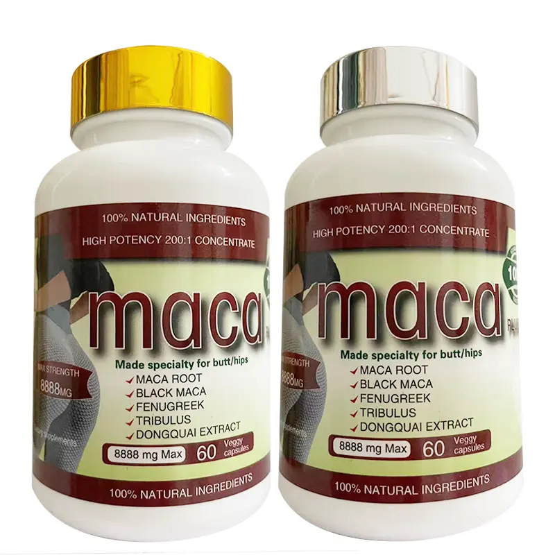Herbal Dietary Supplement for 3 Days Butt Booster Black Maca Capsules Hip Bum Enlargement Big butt Pills