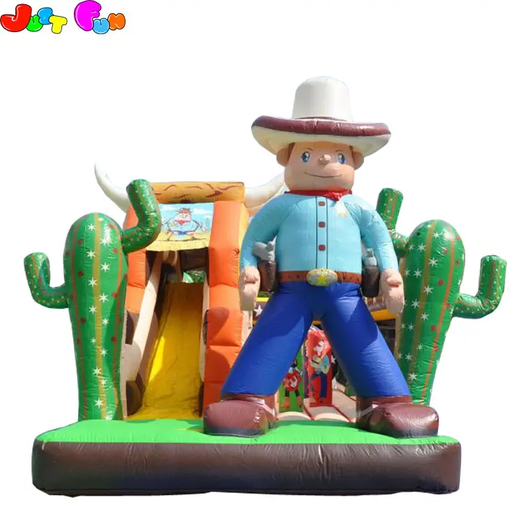 inflatable children cowboy fun city for commercial fun city for party rental