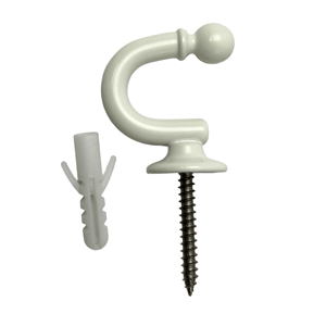 Hiện Đại Duy Nhấ<span class=keywords><strong>t</strong></span> Kim Loại Rèm Tieback Móc Thiế<span class=keywords><strong>t</strong></span> Kế Đơn Giản Bóng End Chủ Cho Rèm Hỗ Trợ Và Giữ Lại - Product Image 4