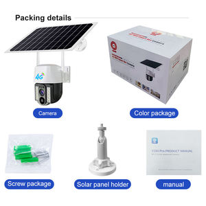查看更大的图像添加到比较共享4G sim卡IP PTZ WIFI摄像机室外无线闭路电视安全摄像机人工智能跟踪音频 - Product Image 6