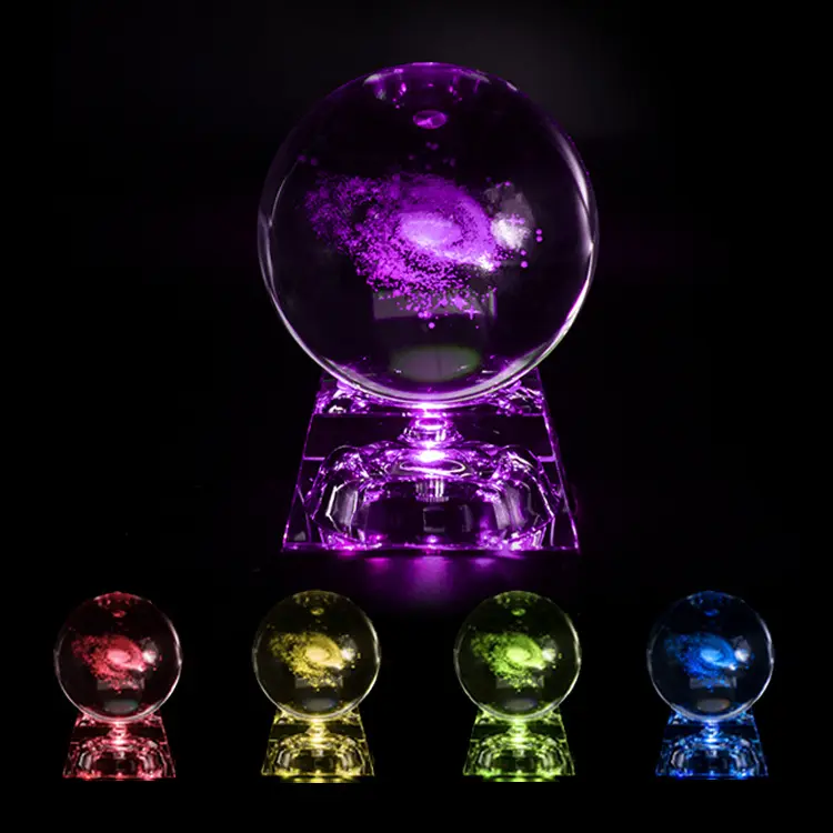 crystal ball stand with LED light for all kinds of crystal balls or crystal displaying models