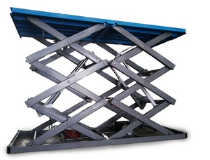 5 toneladas eléctrico hidráulico estacionario muelle de carga fijo coche plataforma elevadora de tijera para la industria y el almacén - Product Image 6