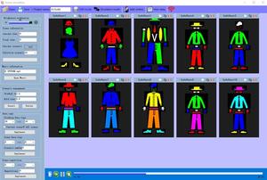 Software di controllo programmabile per abbigliamento a LED in fibra ottica Costume & oggetti di scena, Software Tron Dance - Product Image 3