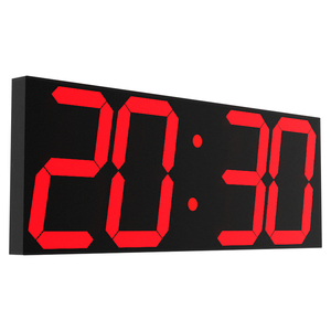<strong>4</strong>&quot; GPS Synchronized Time <strong>4</strong> Inches <strong>4</strong> <strong>Digits</strong> <strong>LED</strong> Digital Wall Clock - Product Image 1
