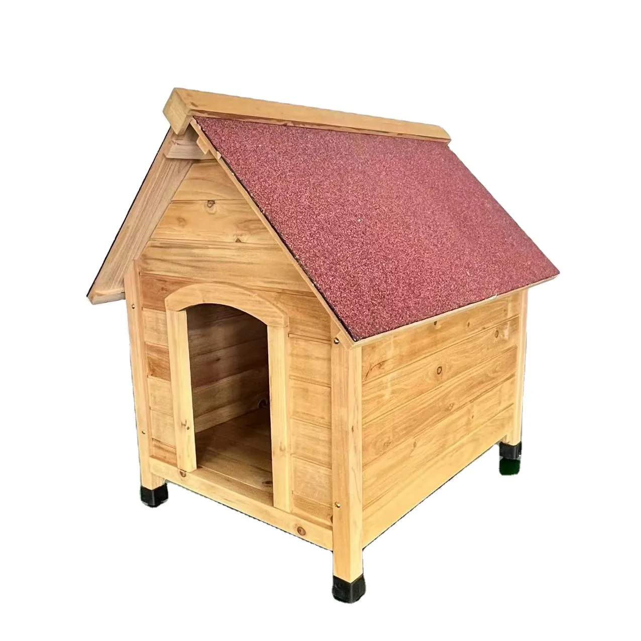 Mini ahşap pet house kedi yuva ev köpek yuva ahşap ev