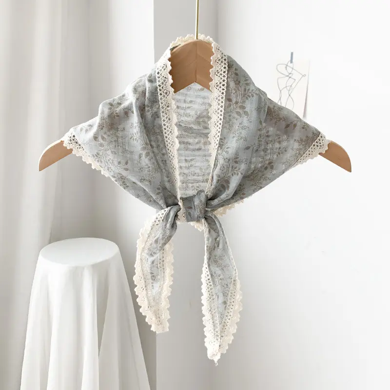 Lenço de xale de tricô de algodão para manter-se aquecido, poncho casual feminino de outono com estampa quente, moda Bestella