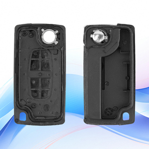 SZMAISHI 2 düğmeler Flip katlanır uzaktan kumanda araba anahtarı sormak için 433MHz ASK çip CE0523 p-eugeot araç anahtarı ile kesilmemiş VA2 bıçak - Product Image 5