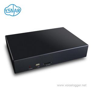 Grabadora de voz de llamada telefónica de red de 4 puertos con tarjeta SD de 8G no HDD, registrador de voz/Radio CDR SMDR independiente de 4 canales sin pantalla - Product Image 3