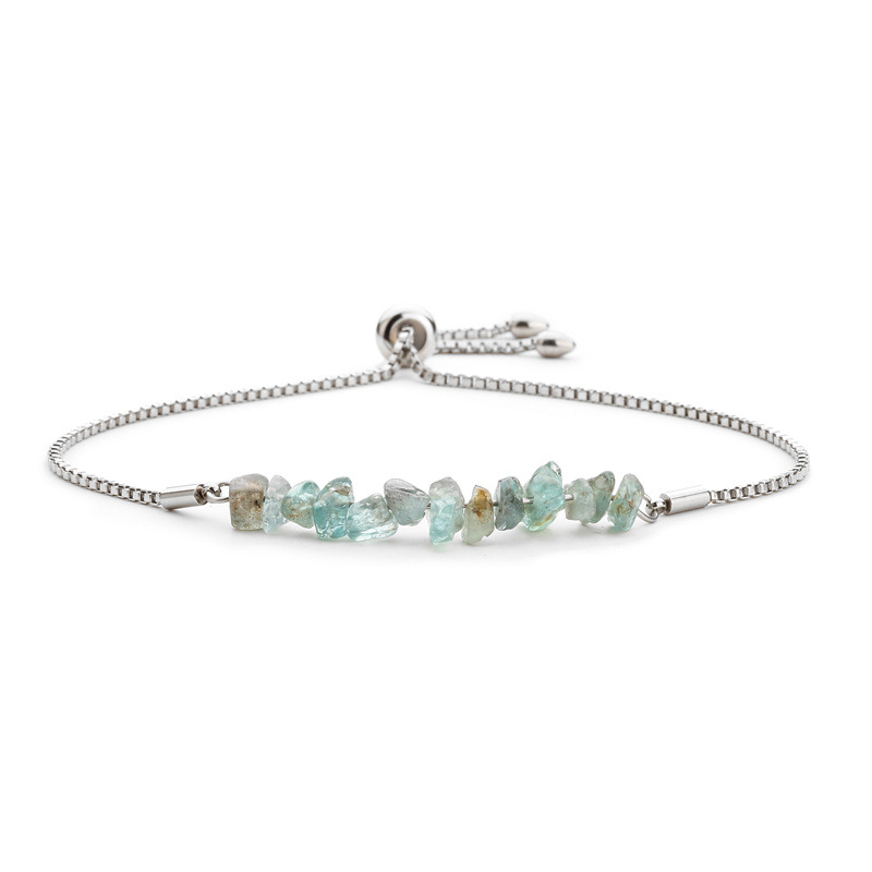 Agate bleue-argent