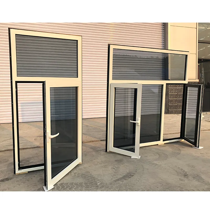 Doorwin NFRC-Zertifikat Werkseitig hergestelltes thermisches Bruch aluminium mit den besten niedrigen E-Glasfenstern