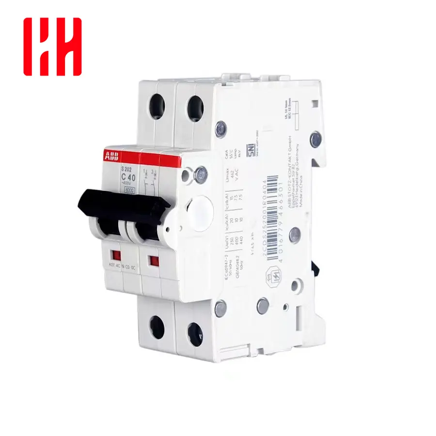 Distribuidores abb original mcb sh200 1p 25a SH201-C25 disjuntor em miniatura