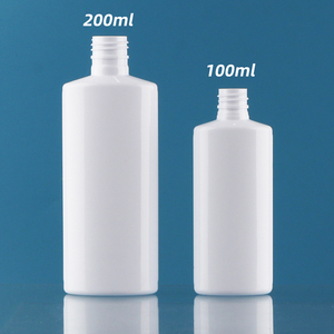 फ्लैट खाली निचोड़ बोतल 100 मिलीलीटर 200 मिली हाथ की क्रीम बोतल के लिए सनस्क्रीन लोशन बोतल - Product Image 5