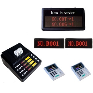 Bank/Hospital/Clinic <strong>Simple</strong> 4 Service Button Table Ticket Printer <strong>Wireless</strong> <strong>Queue</strong> <strong>Management</strong> Calling <strong>System</strong> - Product Image 1
