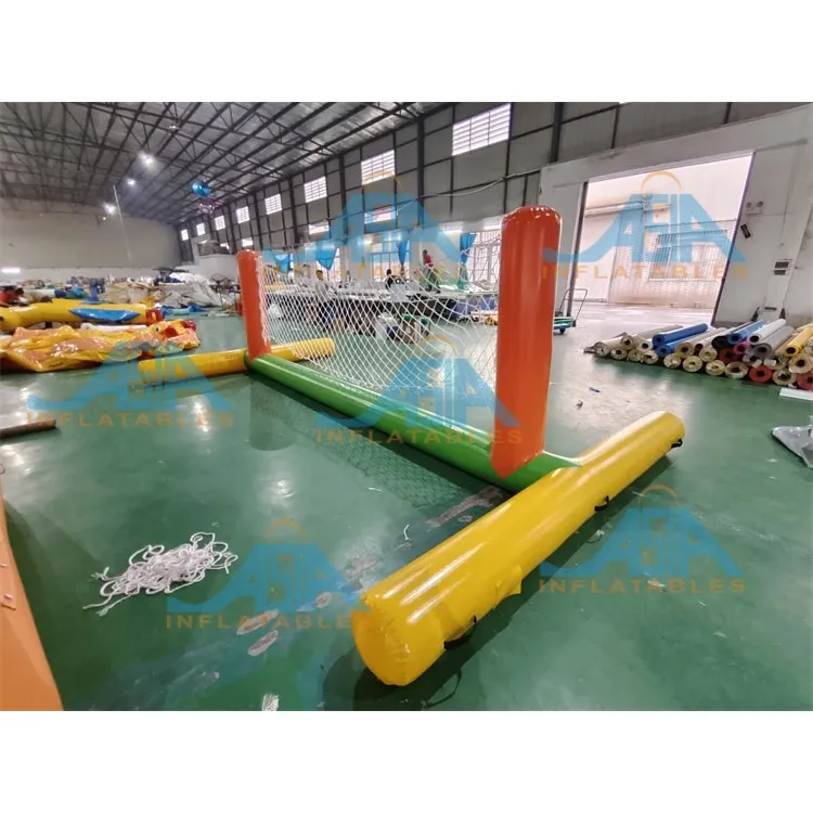 Cancha DE TENIS inflable Campo de voleibol inflable flotante Cancha de voleibol acuático inflable