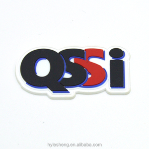 Fabrika özel 3D silikon kauçuk Logo demir on Sticker destek örgü kumaş rozetleri spor ekibi için yamalar - Product Image 1