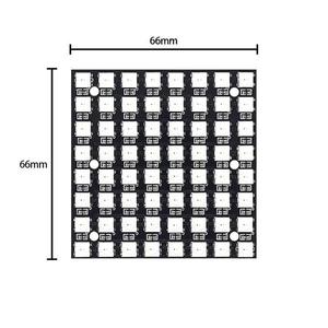 WS2812 LED 5050 RGB 8x8 64 Bit modulo matrice LED - Product Image 3