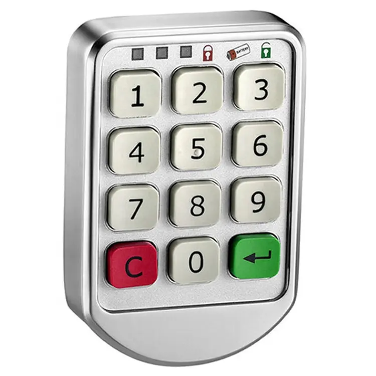Office Small Keypad Password Battery Cabinet Lock, Zinc Alloy Sauna Digital Drawer Lock, Smart Gym Locker lock Electronic Lock