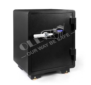 Caja fuerte para el hogar Con bolsa impermeable ignífuga Caja fuerte de seguridad Para objetos de valor en efectivo Teclado electrónico numérico Sistema de alarma dual - Product Image 3
