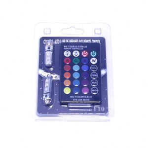 T10 5050 6SMD Remote Control T10 <strong>Led</strong> <strong>RGB</strong> Light Bulb <strong>LED</strong> Lamp Auto Car <strong>Led</strong> Interior <strong>Led</strong> T10 - Product Image 6