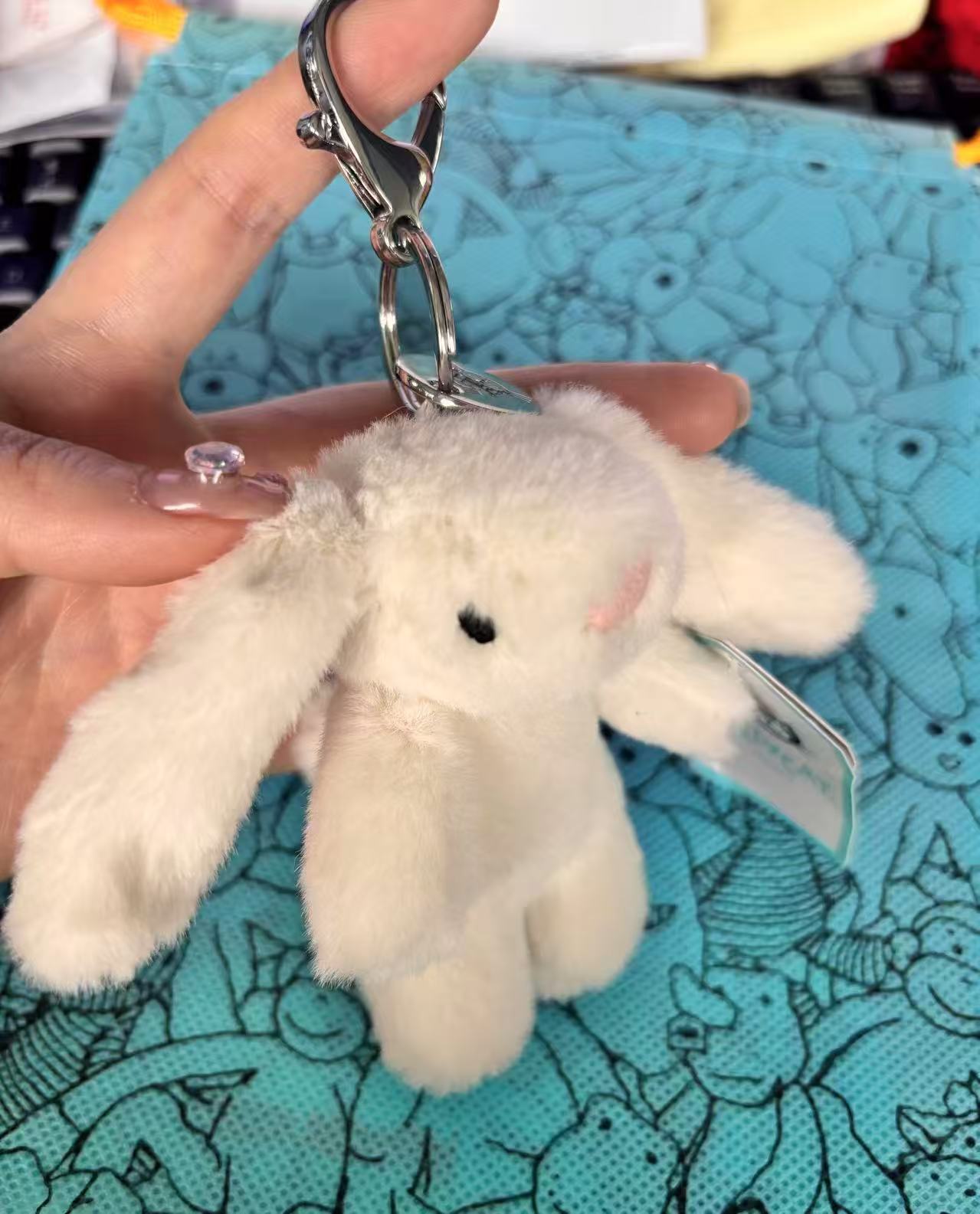 White rabbit pendant