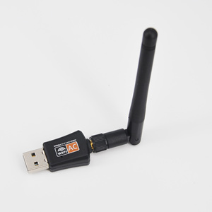 コンピュータハードウェアソフトウェアフリードライバワイヤレスUSB Wifiアダプタネットワークカード600mbpsラップトップデスクトップPC用 - Product Image 1