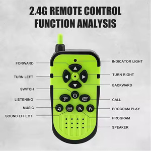 2.4G çocuklar Robot oyuncaklar kök RC robotlar oyuncaklar ses kontrolü ile dans Singin interkom fonksiyonu ses - Product Image 4