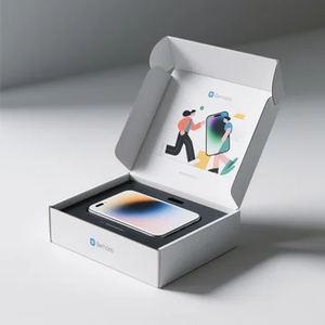 Customized Electronics <strong>Boxes</strong> with Logo Embossed UV Coating and Matt Lamination Sponge Lined Folder Type Shipments - Product Image 5
