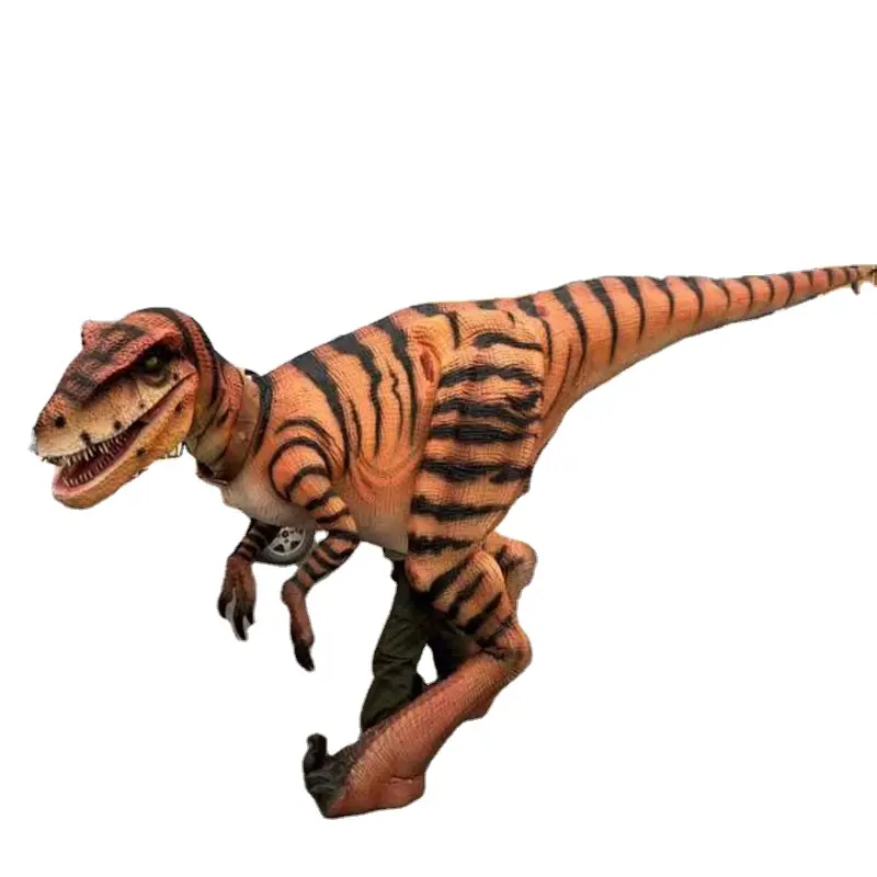 Jingujin Best small dinosaur animatronics real simulation adult animatronic dinosaur costume for large-scale exhibition